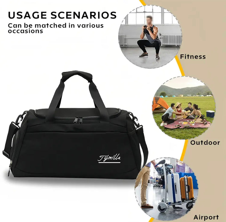 Large Capacity Gym Bag, Waterproof Men Women Sports Bag, Portable Light Weight Travel Bag Large Capacity Gym Bag, Waterproof Men Women Sports Bag, Portable Light Weight Travel Bag